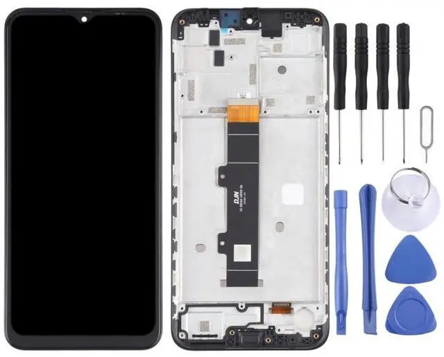 Alt view image 2 of 7 - TFT LCD Screen for Motorola Moto G30 XT2129-1 XT2129-2 Digitizer Full Assembly with Frame (Black)