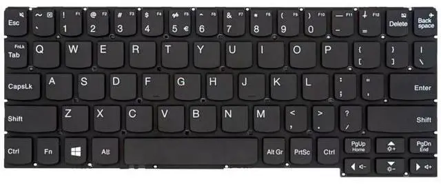 Alt view image 2 of 4 - For Ideapad D330 D335 D330-10IGM US Version Keyboard (Grey)