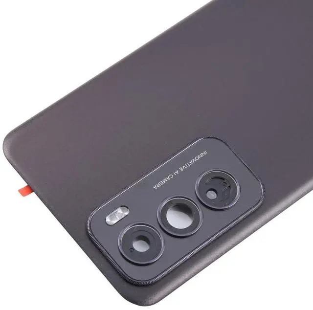 Alt view image 6 of 7 - For OPPO Reno12 Global Original Battery Back Cover with Camera Lens Cover (Black)