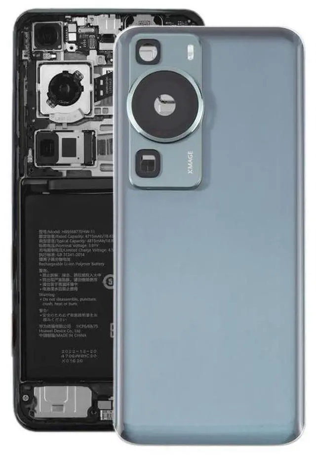 Main image of For Huawei P60 Battery Back Cover with Camera Lens Cover (Green)