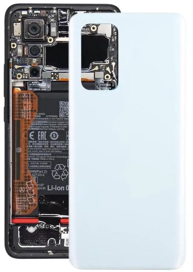 Main image of For Poco F5 Pro OEM Glass Material Battery Back Cover (White)