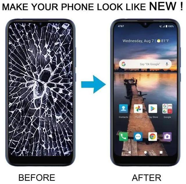 Alt view image 6 of 6 - LCD Screen With Digitizer Full Assembly For AT&T Maestro Plus V350U