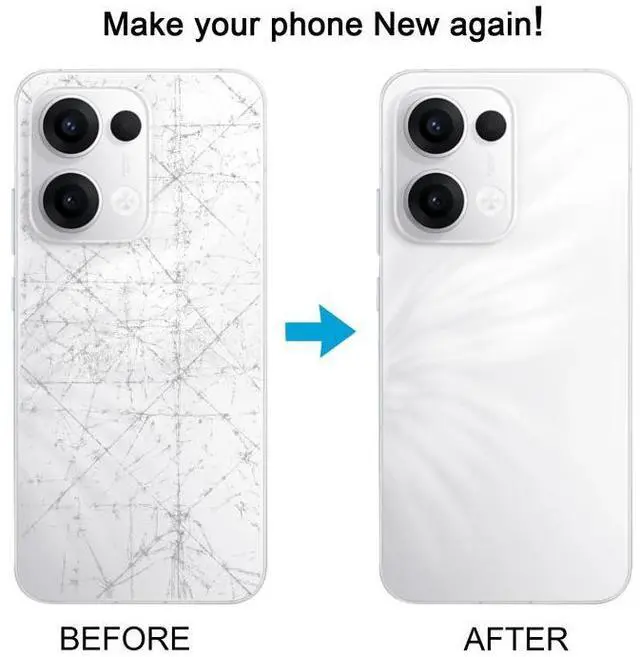 Alt view image 2 of 7 - For OPPO Reno13 Original Battery Back Cover with Camera Lens Cover (Dark Blue) Black