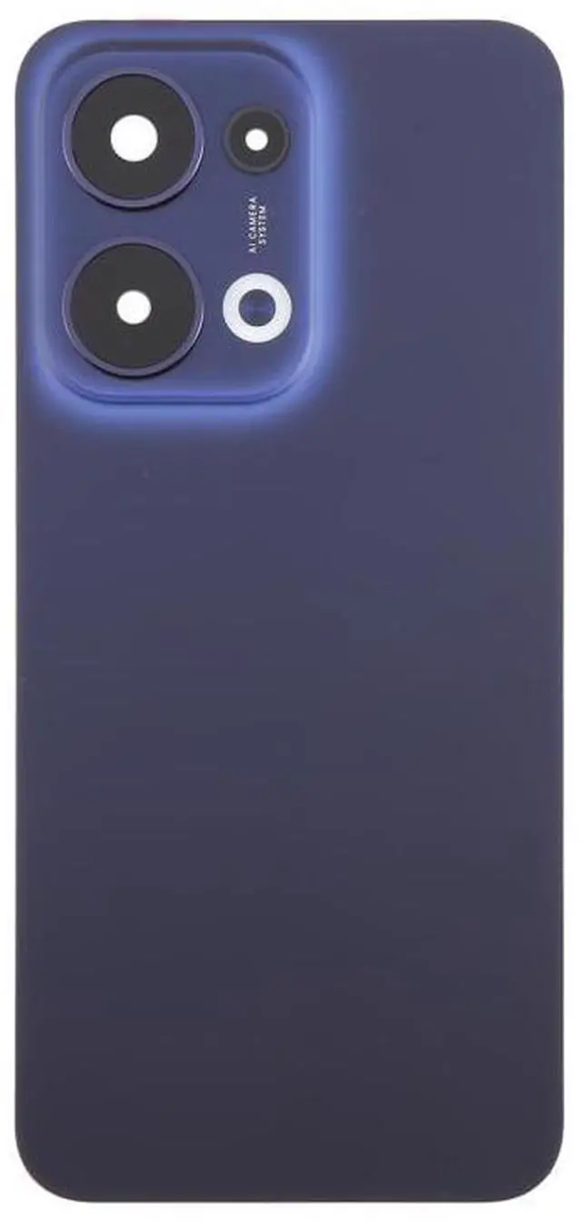Alt view image 4 of 7 - For OPPO Reno13 Original Battery Back Cover with Camera Lens Cover (Dark Blue) Black