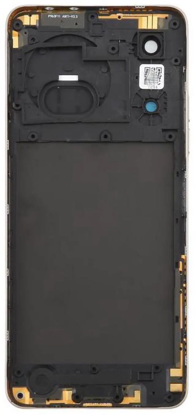 Alt view image 5 of 7 - For ZTE nubia Music Z2353 Glass Battery Back Cover with Middle Frame / Camera Lens Cover (Yellow)