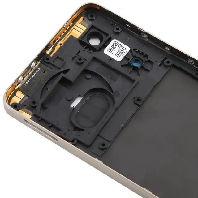 Alt view image 6 of 7 - For ZTE nubia Music Z2353 Glass Battery Back Cover with Middle Frame / Camera Lens Cover (Yellow)