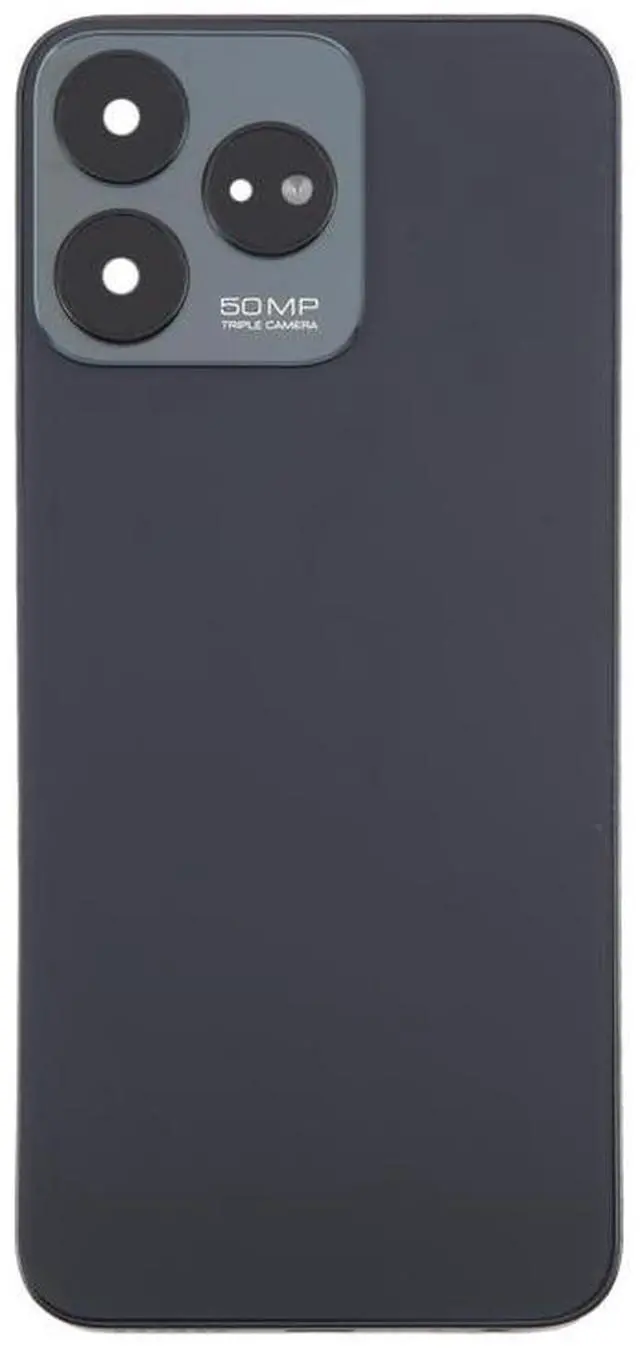 Alt view image 4 of 7 - For ZTE Axon 50 Lite 8050 Glass Battery Back Cover with Middle Frame / Camera Lens Cover (Purple)