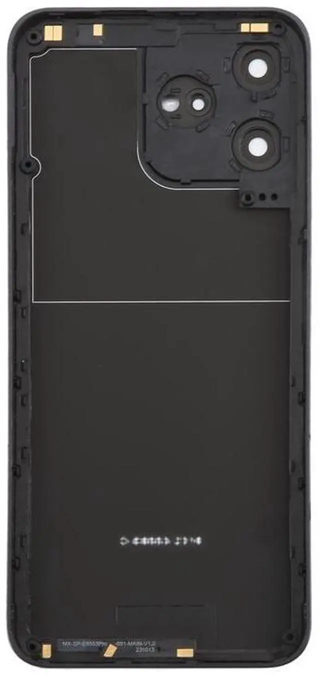 Alt view image 5 of 7 - For ZTE Axon 50 Lite 8050 Glass Battery Back Cover with Middle Frame / Camera Lens Cover (Purple)