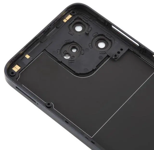 Alt view image 6 of 7 - For ZTE Axon 50 Lite 8050 Glass Battery Back Cover with Middle Frame / Camera Lens Cover (Purple)