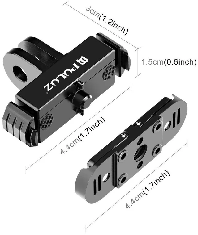 Main image of PULUZ Quick Release Magnetic Folding Finger Base Mount for GoPro HERO12 Black /11 Black /11 Black mini /10 Black /9 Black /8 Black / Max (Black)
