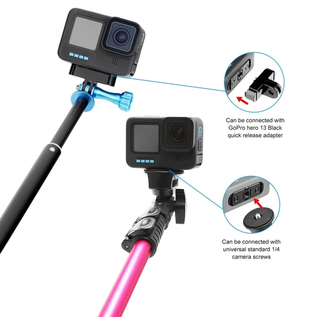 Alt view image 4 of 7 - PULUZ Quick Release Magnetic Folding Finger Base Mount for GoPro HERO12 Black /11 Black /11 Black mini /10 Black /9 Black /8 Black / Max (Black)