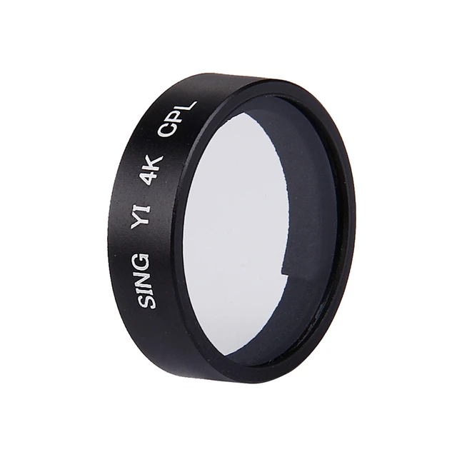 Alt view image 2 of 7 - SING for Xiaoyi Yi II Sport Action Camera Proffesional 4K CPL Filter(Black)
