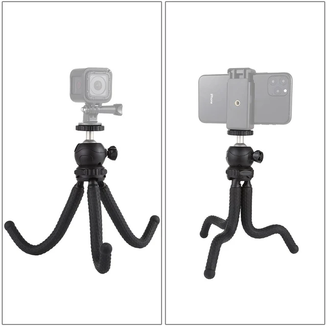Alt view image 6 of 7 - PULUZ Mini Octopus Flexible Tripod Holder with Ball Head for SLR Cameras, GoPro, Cellphone, Size: 25cmx4.5cm (Style 1)