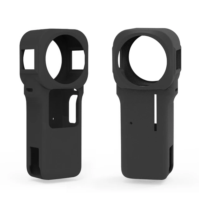 Alt view image 3 of 4 - PULUZ Silicone Protective Case with Lens Cover for Insta360 One RS 1-Inch 360 Edition(Black)