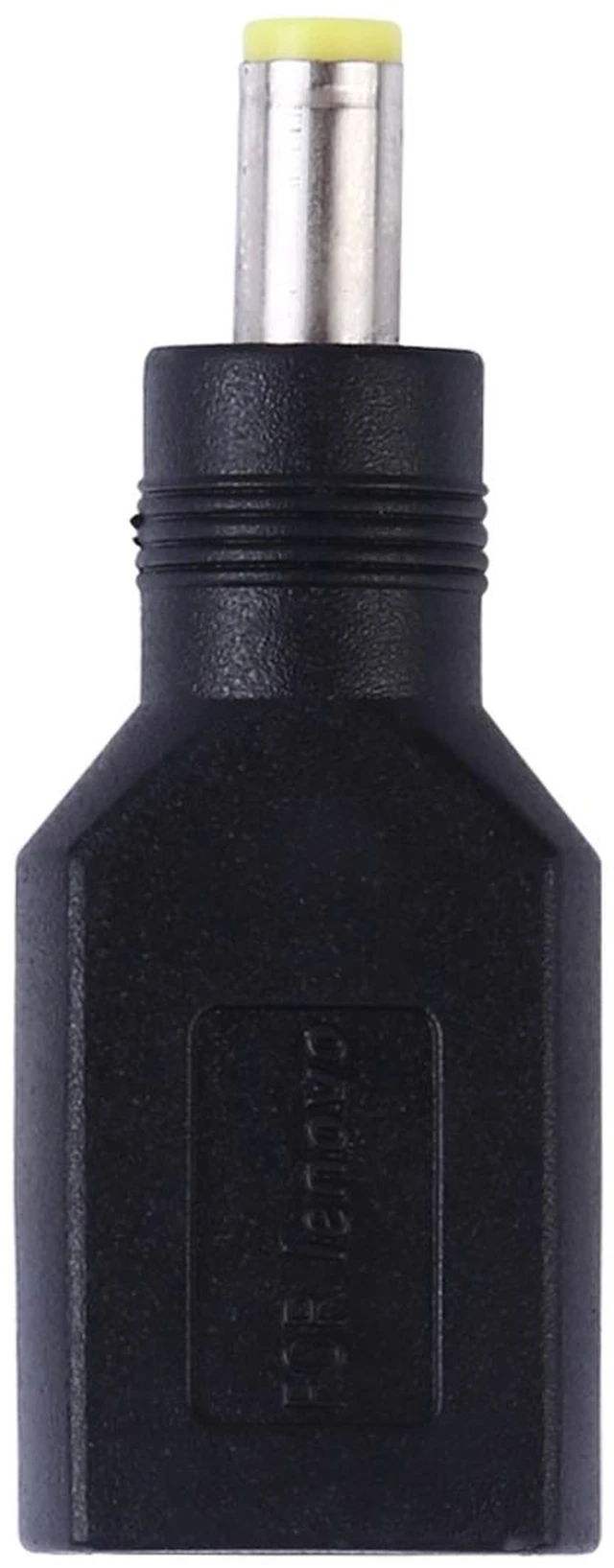Alt view image 3 of 3 - 5.5 x 2.5mm Male to for Big Square USB Female Plug Power Adapter For Thinkpad / ThinkBook / Xiaoxin (Black)