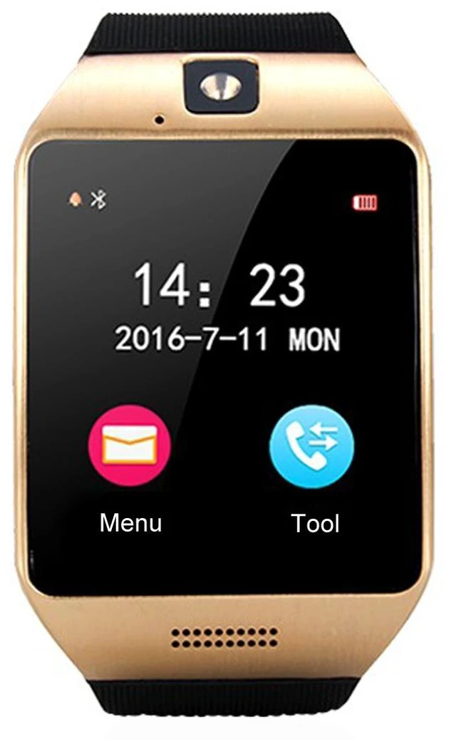 Alt view image 3 of 7 - Q18S 1.54 inch IPS Screen MTK6260A Bluetooth 3.0 Smart Watch Phone, Pedometer / Sedentary Reminder / Sleeping Monitor / Anti-Loss / Remote Camera / GSM / 0.3M Camera (Style 1)