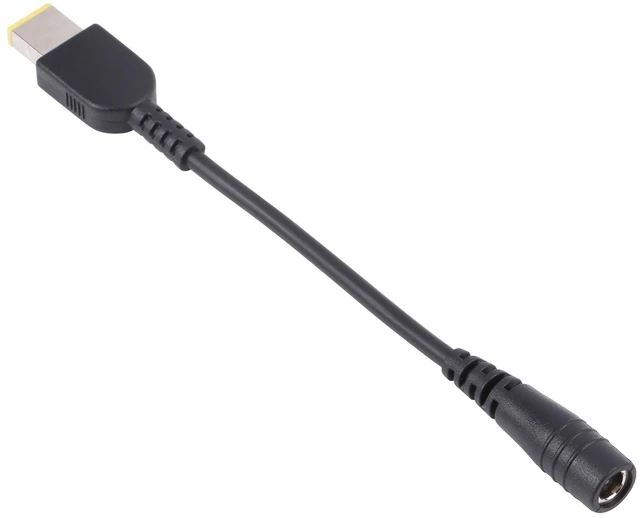 Alt view image 2 of 2 - 5.5mm x 2.5mm to Big Square USB Power Converter Cable for Thinkpad/ThinkBook/Xiaoxin