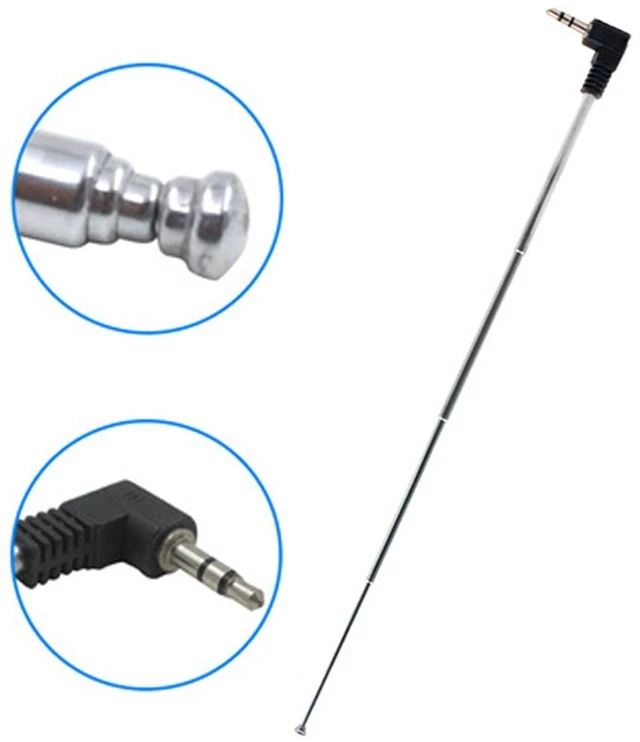 Main image of Retractable 3.5mm FM Radio Antenna for Mobile Phone, Max Length: 24.5cm