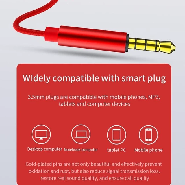 Alt view image 5 of 5 - EN3900 In-Ear Sleep Wired Earphone White