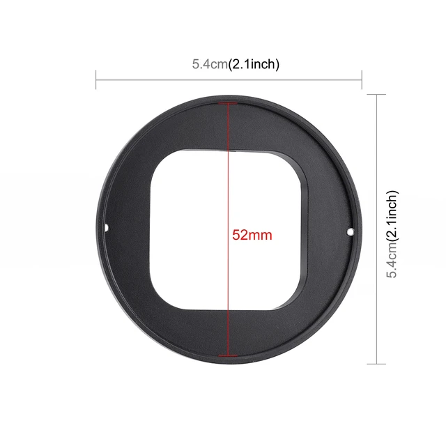 Main image of PULUZ 52mm UV Lens Filter for GoPro HERO12 Black /11 Black Mini /11 Black /10 Black /9 Black, with Adapter Ring