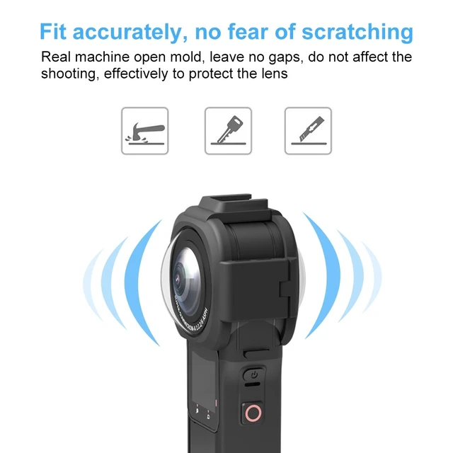 Alt view image 3 of 4 - PULUZ Lens Guard Protective Cover for Insta360 ONE RS 1-Inch 360 Edition(Black) (Black)