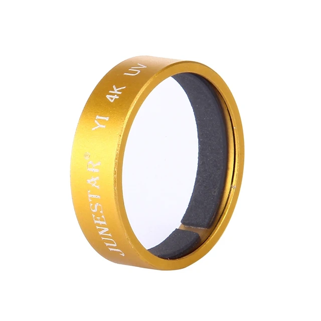 Alt view image 2 of 6 - JUNESTAR for Xiaoyi Yi II 4K Sport Action Camera Proffesional UV Filter (Gold)
