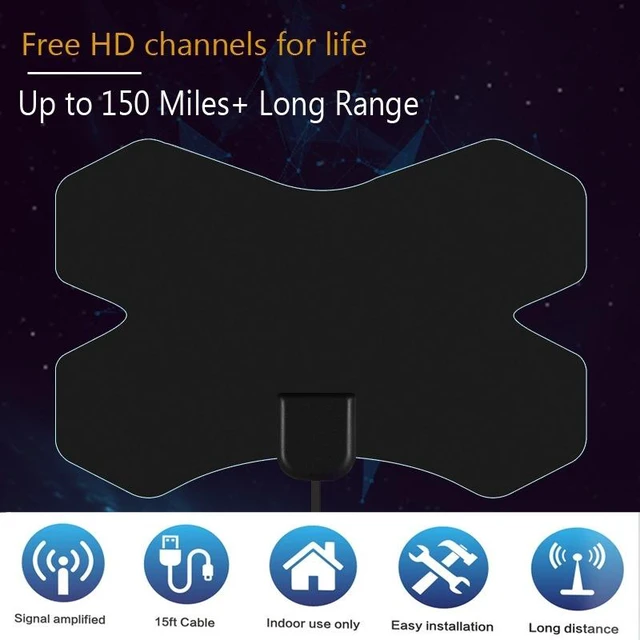 Alt view image 3 of 7 - MYC-HDTV050 X Shield 25dB 4K HDTV Antenna, Reception Range: 150 Miles