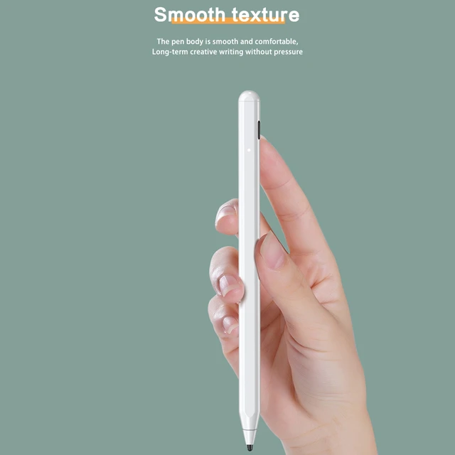 Alt view image 6 of 6 - JT11 Universal Active Capacitive Stylus Pen (White)