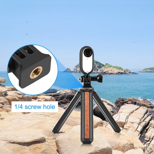 Alt view image 4 of 6 - For Insta360 GO 3 / GO 3S PULUZ Body Plastic Protective Frame Cage with Screw & Adapter (Black) (Black)