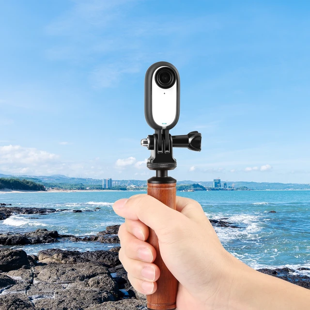 Alt view image 6 of 6 - For Insta360 GO 3 / GO 3S PULUZ Body Plastic Protective Frame Cage with Screw & Adapter (Black) (Black)