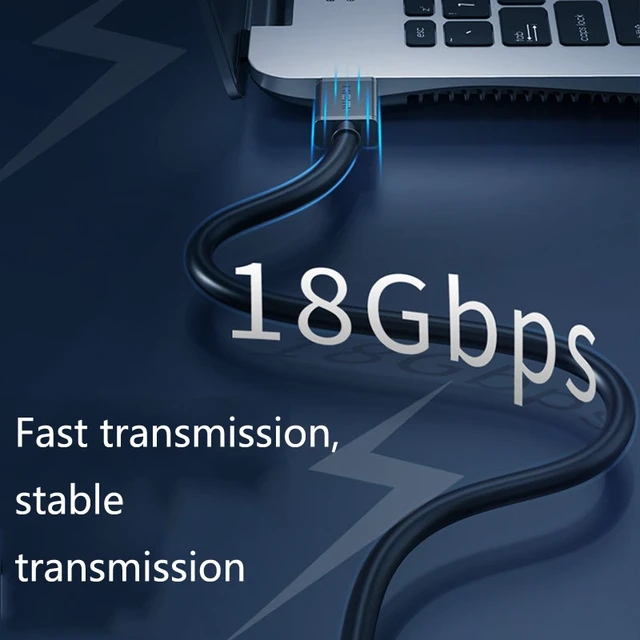 Alt view image 5 of 5 - Jasoz 4K HDMI High-Definition Projector Cable Computer Video Cable Oxygen-Free Copper Core, Cable Length: 5m 5m