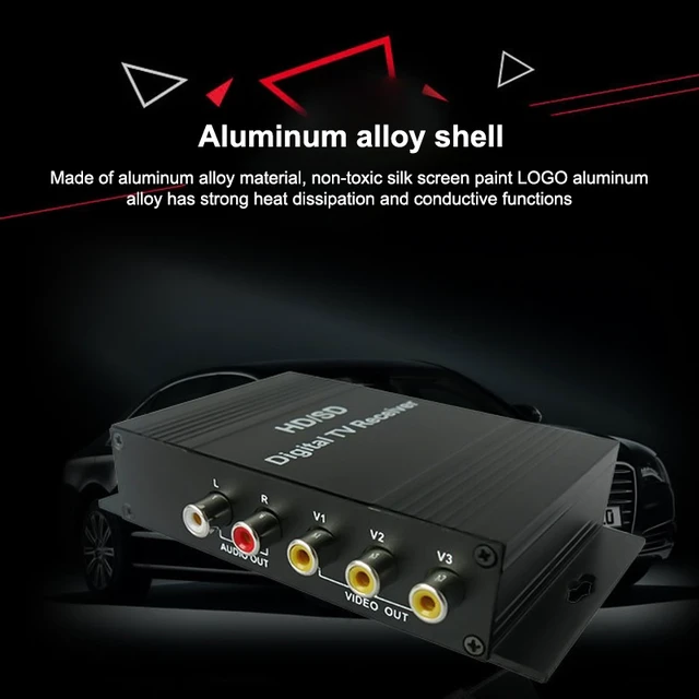 Alt view image 4 of 6 - High Speed ISDB-T Mobile Digital Car TV Receiver, Suit for Brazil / Peru / Chile etc. South America Market(Black)