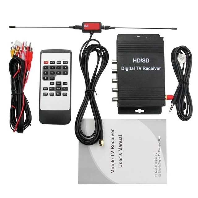 Alt view image 3 of 6 - High Speed ISDB-T Mobile Digital Car TV Receiver, Suit for Brazil / Peru / Chile etc. South America Market(Black)