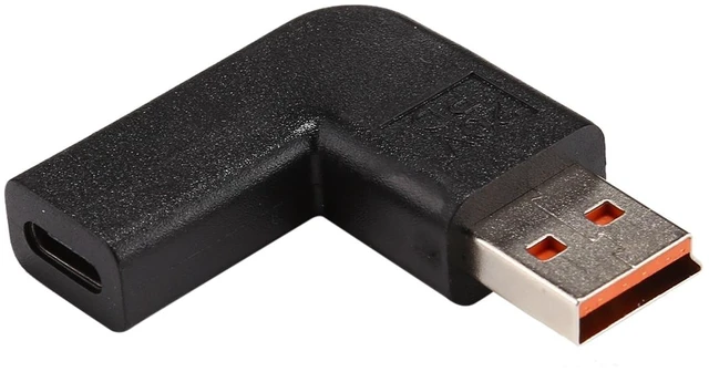 Main image of USB-C / Type-C Female to Yoga 3 Male 90 Degrees Angled Power Adapter Connector for