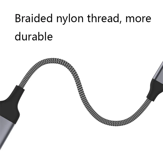Alt view image 3 of 5 - QGeeM QG-UA09 Type-C To HDMI Cable 3m 3m