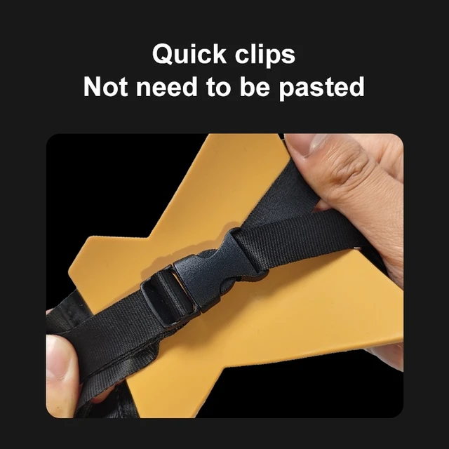 Alt view image 4 of 7 - PULUZ Magnetic Quick Release Motorcycle Helmet Chin Strap Mount (Black)
