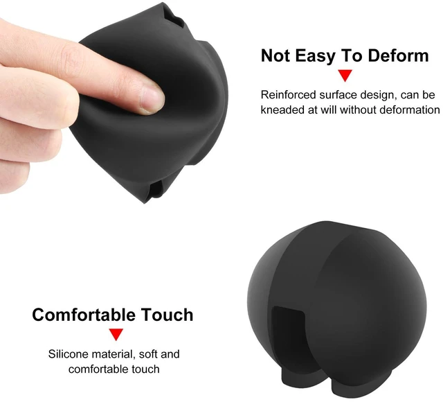 Alt view image 3 of 14 - For Insta360 X5 PULUZ 60m Waterproof Sealed Diving Case with Silicone Lens Cover (Black) (Black)