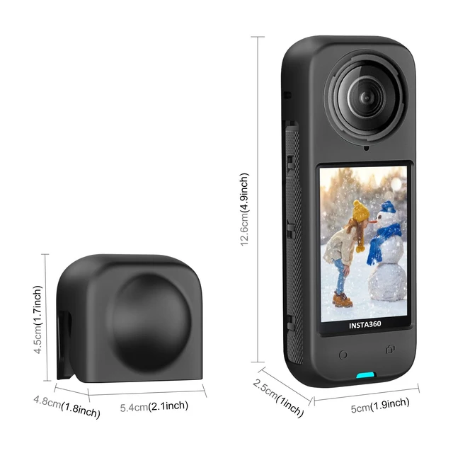 Alt view image 3 of 7 - For Insta360 X4 PULUZ Full Body Dust-proof Silicone Protective Case (Black)