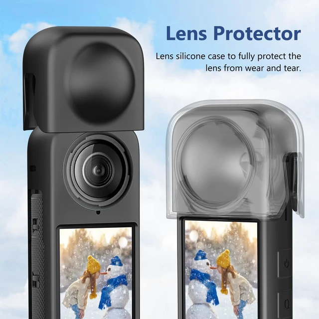 Alt view image 6 of 7 - For Insta360 X4 PULUZ Full Body Dust-proof Silicone Protective Case (Black)