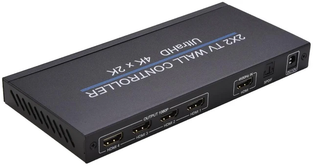 Alt view image 4 of 14 - BT14 Ultra HD 4K x 2K 2X2 HDMI TV Wall Controller Multi-screen Splicing Processor