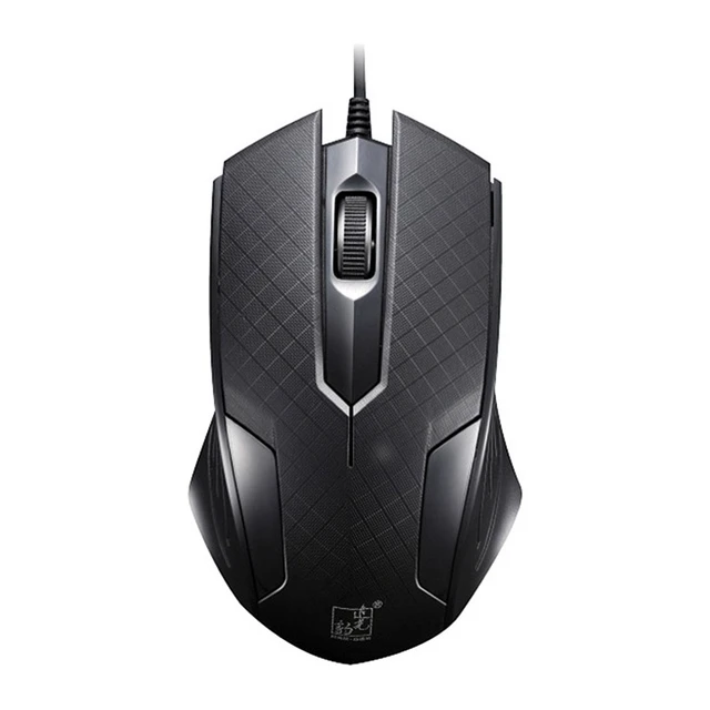 Alt view image 2 of 7 - 129 USB Universal Wired Optical Gaming Mouse with Counter Weight, Length: 1.3m(Black)