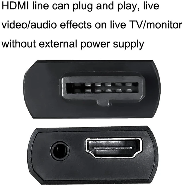 Alt view image 2 of 3 - For Nintendo N64 / SNES / NGC / SFC Adapter N64 To HDMI Converter N64 To HDMI Converter