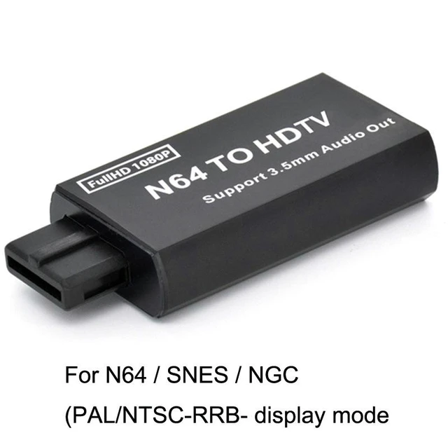 Alt view image 3 of 3 - For Nintendo N64 / SNES / NGC / SFC Adapter N64 To HDMI Converter N64 To HDMI Converter