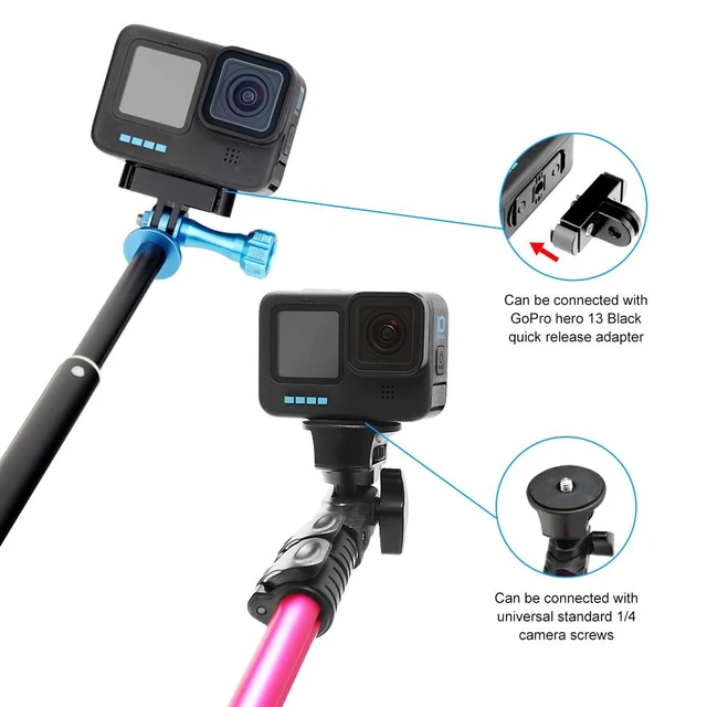 Alt view image 3 of 4 - PULUZ Quick Release Magnetic Folding Base Adapter for GoPro HERO12 Black /11 Black /11 Black mini /10 Black /9 Black /8 Black / Max (Black)