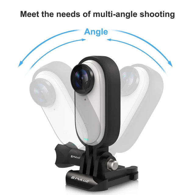 Alt view image 3 of 5 - For Insta360 GO 3 / GO 3S PULUZ Body Plastic Protective Frame Cage with Screw & Quick Release Buckle (Black) (Black)