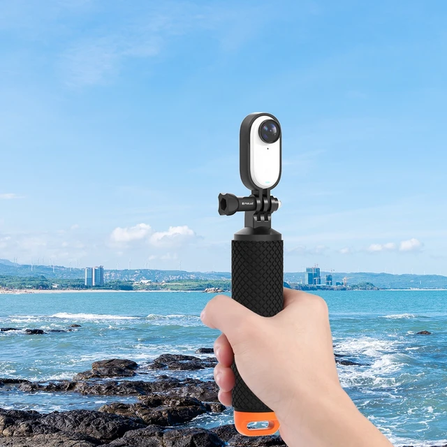 Alt view image 5 of 5 - For Insta360 GO 3 / GO 3S PULUZ Body Plastic Protective Frame Cage with Screw & Quick Release Buckle (Black) (Black)