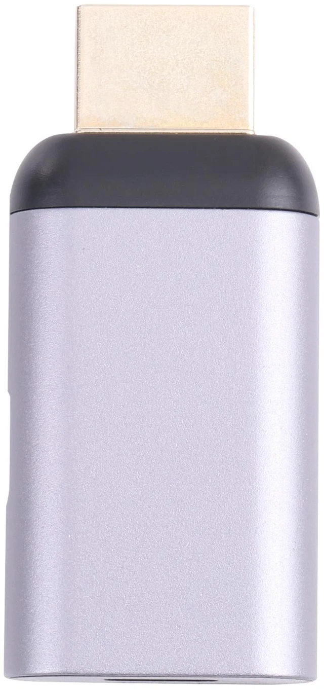 Alt view image 4 of 7 - 2 in 1 4K 60Hz HDMI Male to USB-C / Type-C Charging + USB-C / Type-C Female Adapter