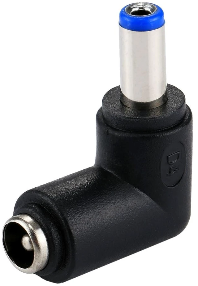 Alt view image 3 of 4 - DC 5521 Male to DC 5521 Female Connector Power Adapter for Laptop Notebook, 90 Degree Right Angle Elbow