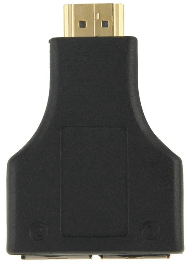 Alt view image 3 of 4 - 30m HDMI to Dual Port RJ45 Network Cable Extender Over by Cat 5e/6 3D HDTV Up