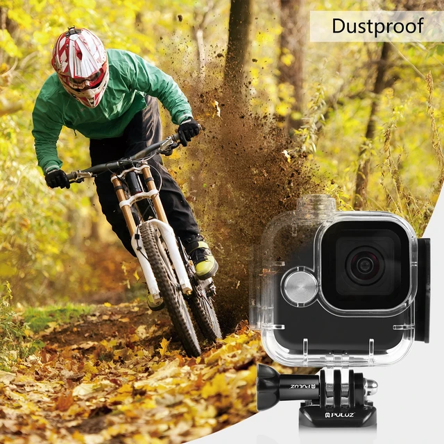 Alt view image 5 of 6 - For GoPro Hero11 Black Mini PULUZ 40m Waterproof Housing Protective Case with Buckle Basic Mount & Screw (Transparent)